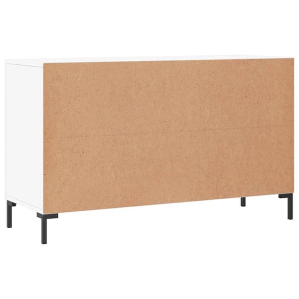 vidaXL skænk 100x36x60 cm konstrueret træ hvid