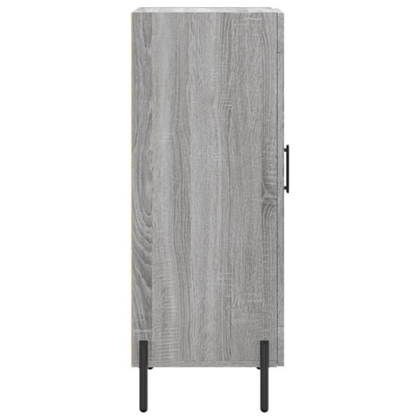 vidaXL skænk 34,5x34x90 cm konstrueret træ grå sonoma-eg