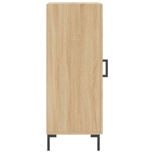 vidaXL Skänk sonoma-ek 34,5x34x90 cm konstruerat trä