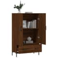 Miniatyrbillede 4 af 11: vidaXL skab 69,5x31x115 cm konstrueret træ brun sonoma-eg