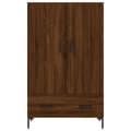 Miniatyrbillede 6 af 11: vidaXL skab 69,5x31x115 cm konstrueret træ brun sonoma-eg