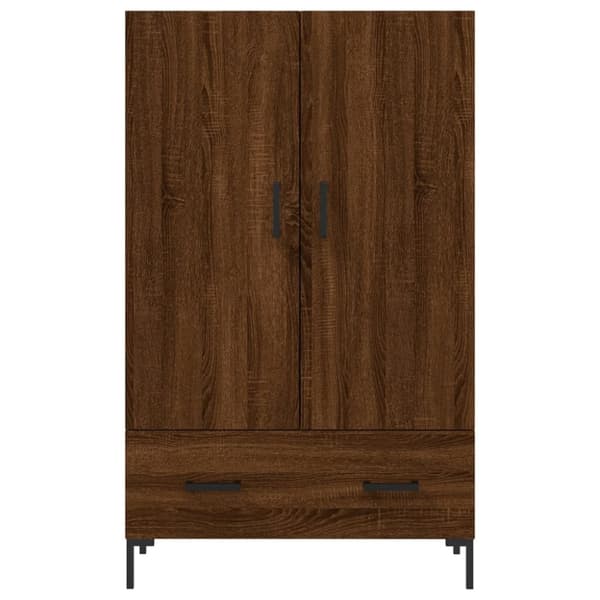 vidaXL skab 69,5x31x115 cm konstrueret træ brun sonoma-eg