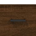 Miniatyrbillede 9 af 11: vidaXL skab 69,5x31x115 cm konstrueret træ brun sonoma-eg