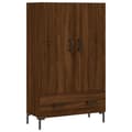Miniatyrbillede 1 af 11: vidaXL skab 69,5x31x115 cm konstrueret træ brun sonoma-eg