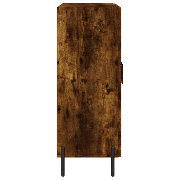 vidaXL Skänk rökfärgad ek 69,5x34x90 cm konstruerat trä