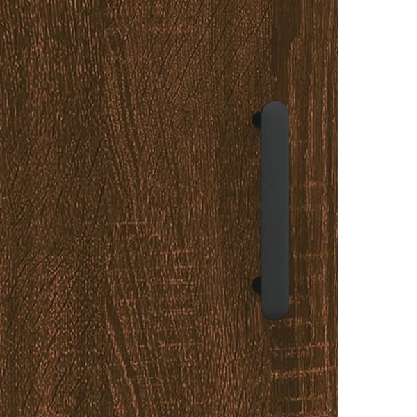 vidaXL skænk 69,5x34x90 cm konstrueret træ brun egetræsfarve