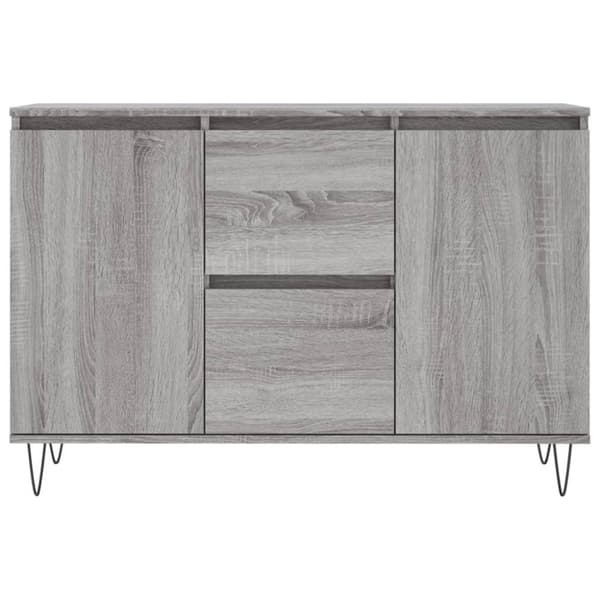 vidaXL Senkki harmaa Sonoma 104x35x70 cm tekninen puu