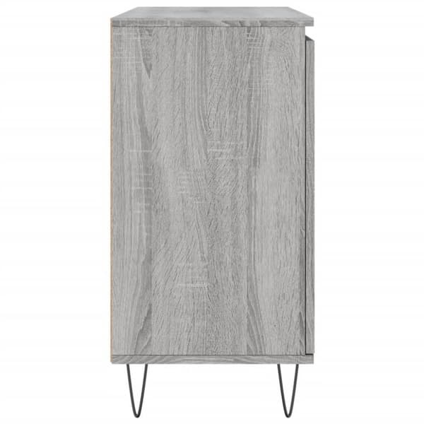 vidaXL Senkki harmaa Sonoma 104x35x70 cm tekninen puu
