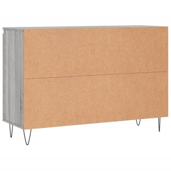 vidaXL Senkki harmaa Sonoma 104x35x70 cm tekninen puu