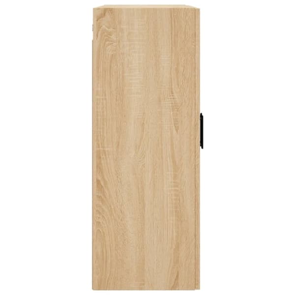 vidaXL Veggskap sonoma eik 69,5x34x90 cm