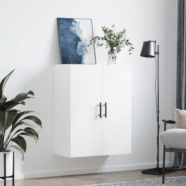 vidaXL Veggskap hvit 69,5x34x90 cm