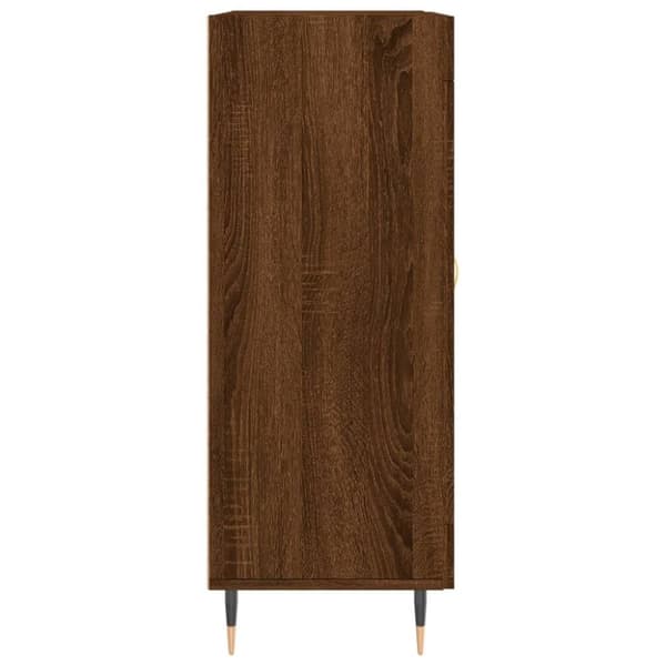vidaXL Skjenk brun eik 69,5x34x90 cm konstruert tre