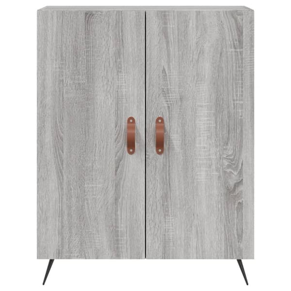 vidaXL Highboard grå sonoma 69,5x34x180 cm konstruert tre