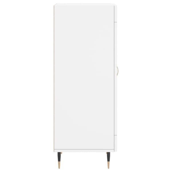 vidaXL Skjenk hvit 34,5x34x90 cm konstruert tre
