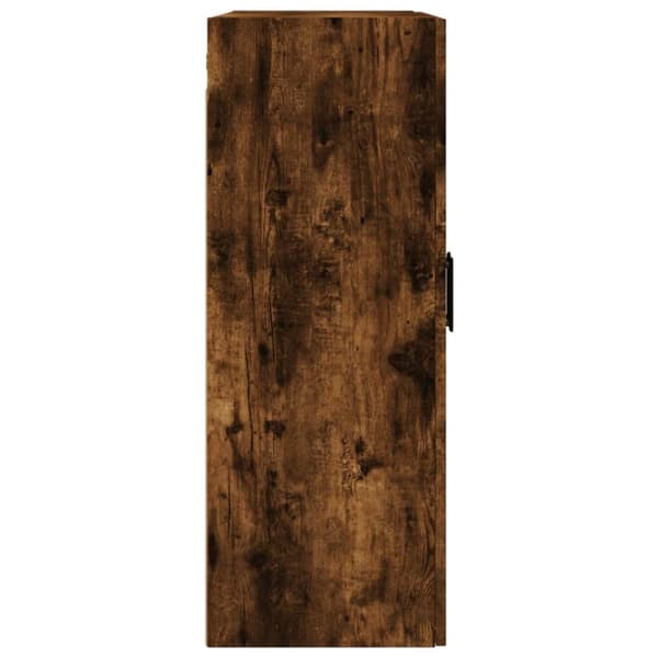 vidaXL Veggskap røkt eik 69,5x34x90 cm
