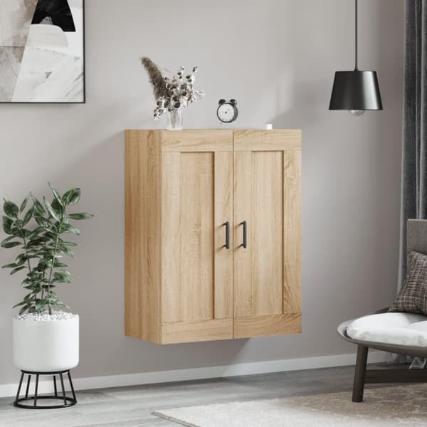 vidaXL Väggskåp sonoma-ek 69,5x34x90 cm konstruerat trä