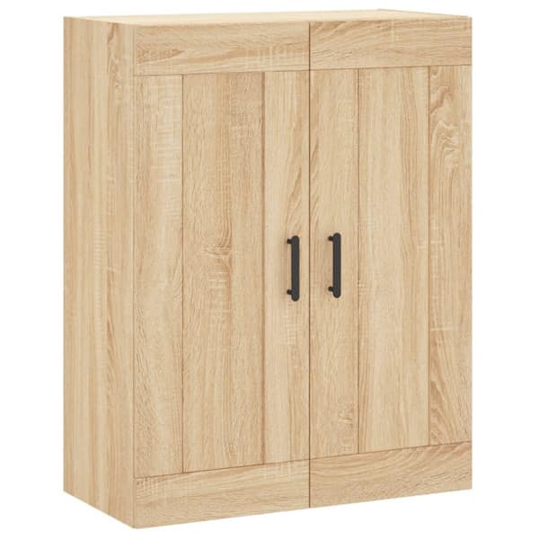 vidaXL vægskab 69,5x34x90 cm konstrueret træ sonoma-eg