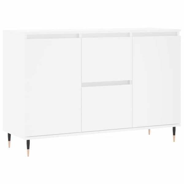 vidaXL Senkki valkoinen 104x35x70 cm tekninen puu
