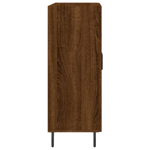 vidaXL Skänk brun ek 69,5x34x90 cm konstruerat trä
