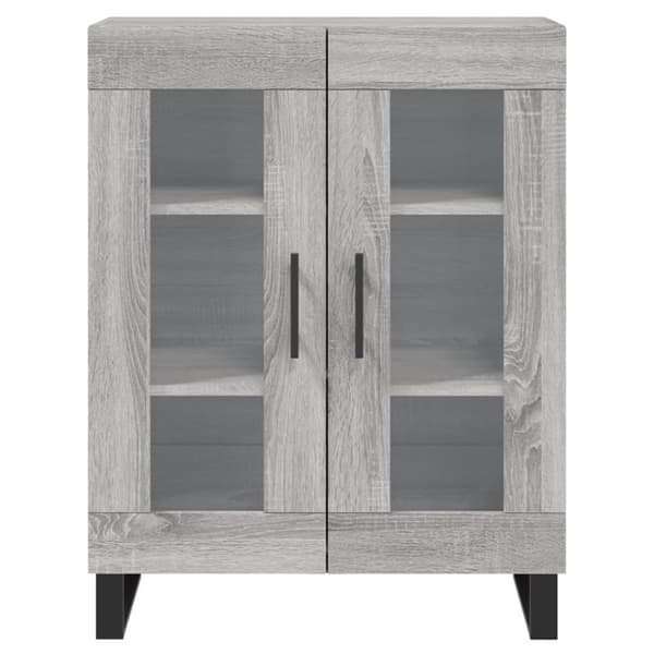 vidaXL Skjenk grå sonoma 69,5x34x90 cm konstruert tre