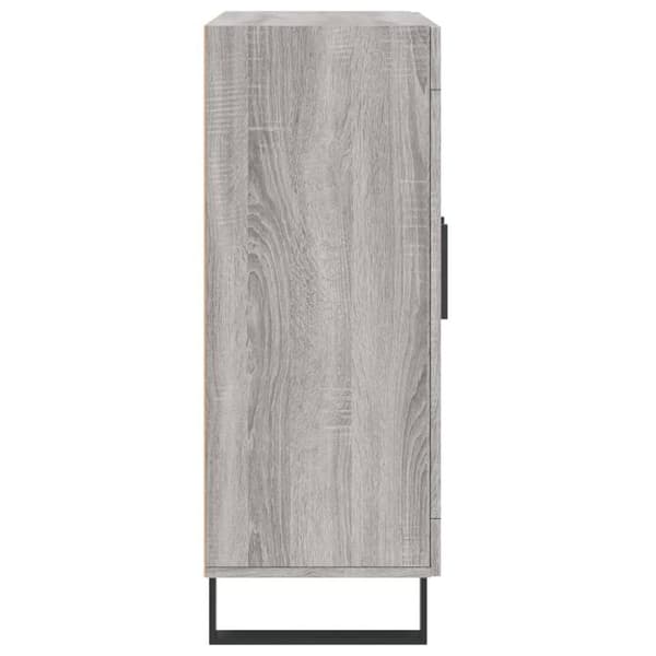vidaXL Skjenk grå sonoma 69,5x34x90 cm konstruert tre