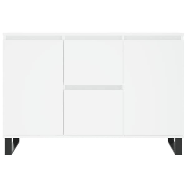 vidaXL Skänk vit 104x35x70 cm konstruerat trä