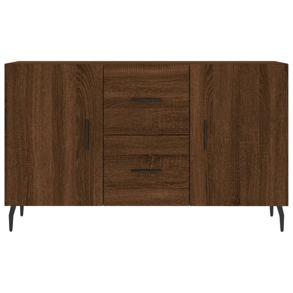 vidaXL Skjenk brun eik 100x36x60 cm konstruert tre