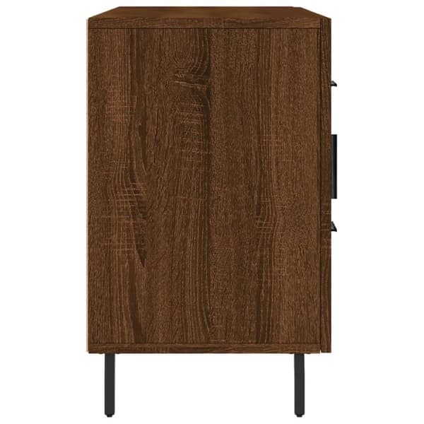 vidaXL Skjenk brun eik 100x36x60 cm konstruert tre