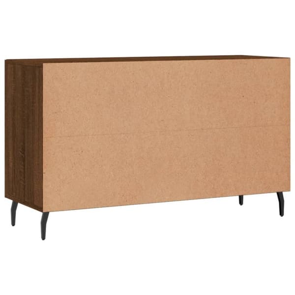 vidaXL Skjenk brun eik 100x36x60 cm konstruert tre