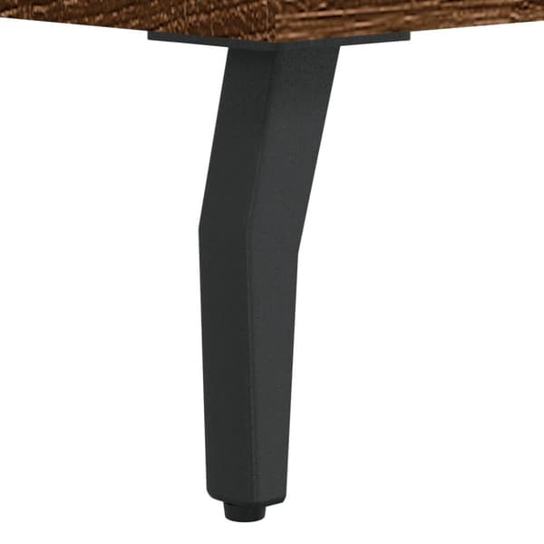 vidaXL Skjenk brun eik 100x36x60 cm konstruert tre