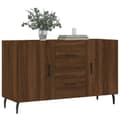 Miniatyrbilde 2 av 11: vidaXL Skjenk brun eik 100x36x60 cm konstruert tre