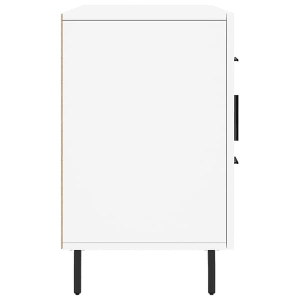 vidaXL Senkki valkoinen 100x36x60 cm tekninen puu