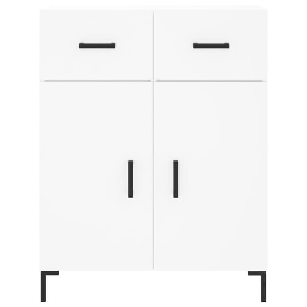 vidaXL skænk 69,5x34x90 cm konstrueret træ hvid