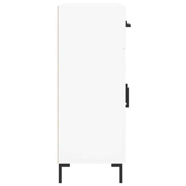 vidaXL skænk 69,5x34x90 cm konstrueret træ hvid