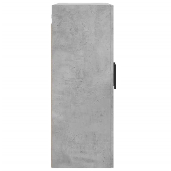 vidaXL vægskab 69,5x34x90 cm konstrueret træ betongrå