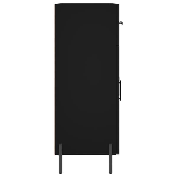 vidaXL Senkki musta 69,5x34x90 cm tekninen puu