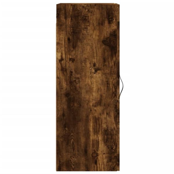 vidaXL Veggskap røkt eik 34,5x34x90 cm konstruert tre