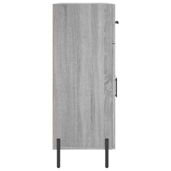 vidaXL Senkki harmaa Sonoma 69,5x34x90 cm tekninen puu