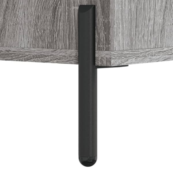 vidaXL Senkki harmaa Sonoma 69,5x34x90 cm tekninen puu