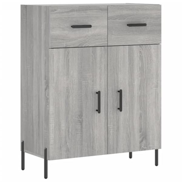 vidaXL Senkki harmaa Sonoma 69,5x34x90 cm tekninen puu