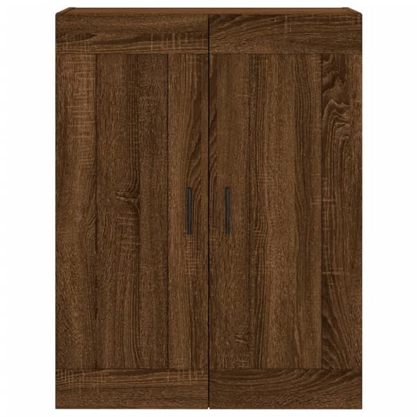 vidaXL Veggskap brun eik 69,5x34x90 cm konstruert tre