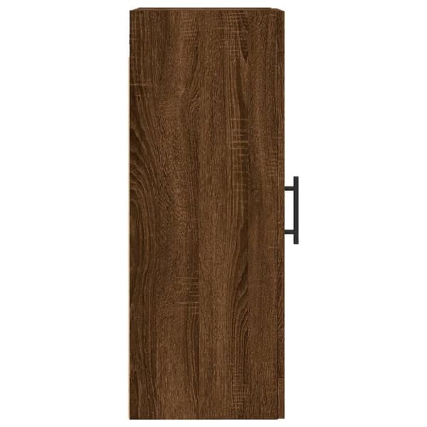 vidaXL vægskab 34,5x34x90 cm konstrueret træ brun egetræsfarve