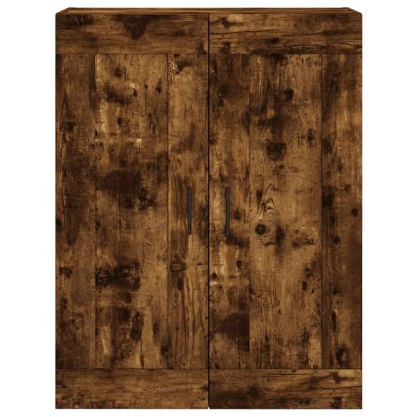 vidaXL vægskab 69,5x34x90 cm konstrueret træ røget sonoma-eg