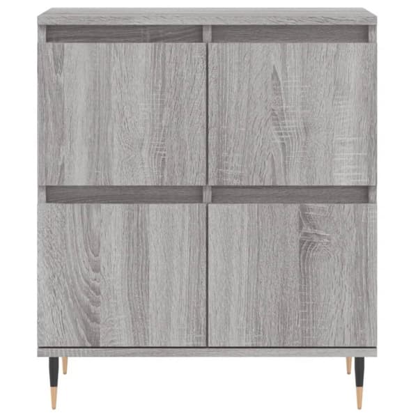 vidaXL Byrå grå sonoma 60x35x70 cm konstruerat trä