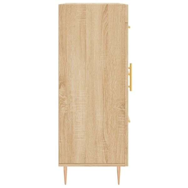 vidaXL Skjenk sonoma eik 69,5x34x90 cm konstruert tre