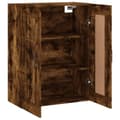 Miniatyrbilde 5 av 11: vidaXL Veggskap røkt eik 69,5x34x90 cm konstruert tre