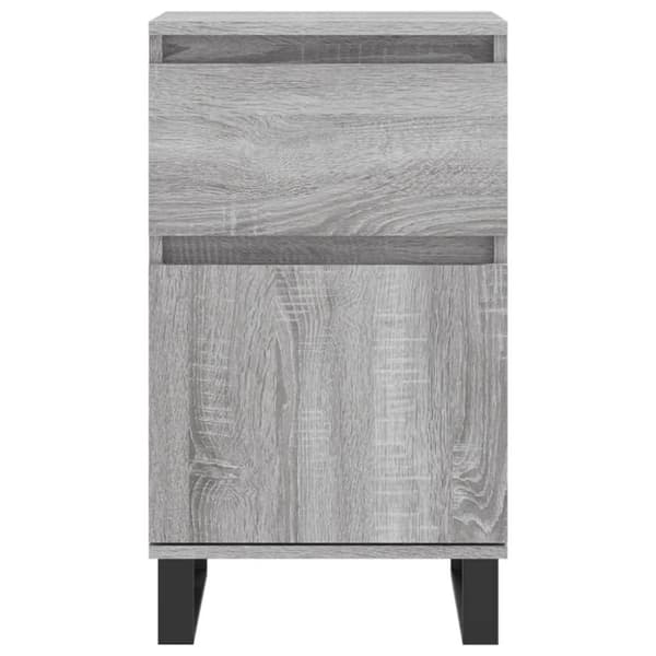 vidaXL skænke 2 stk. 40x35x70 cm konstrueret træ grå sonoma-eg