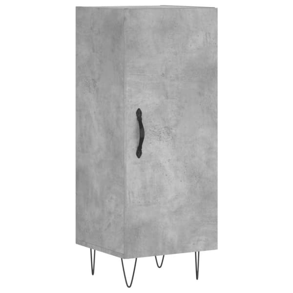 vidaXL Senkki betoninharmaa 34,5x34x90 cm tekninen puu