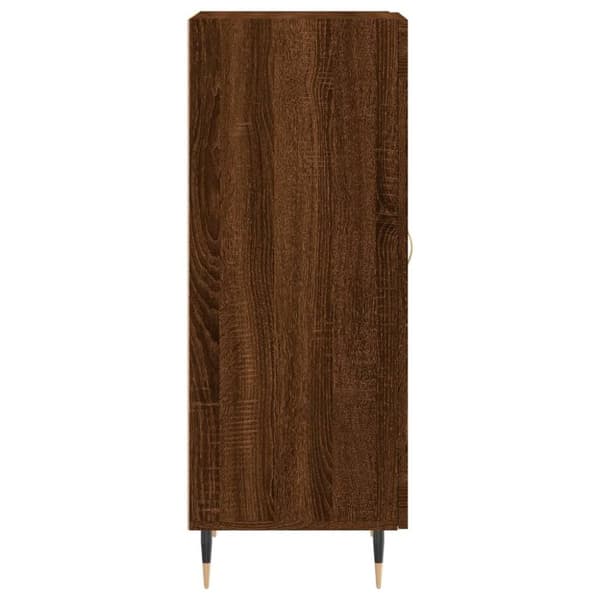 vidaXL skænk 34,5x34x90 cm konstrueret træ brun egetræsfarve