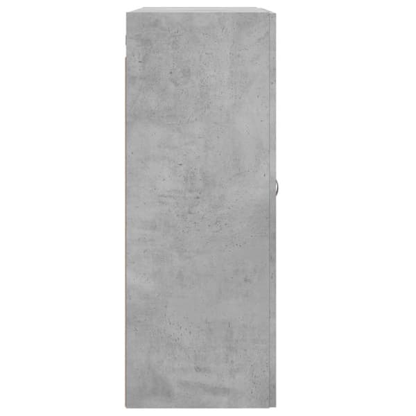 vidaXL vægskab 69,5x34x90 cm konstrueret træ betongrå